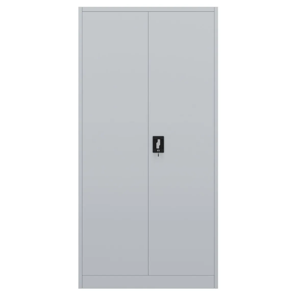 Aktenschrank mit 5 Böden 90 x 180 cm grau