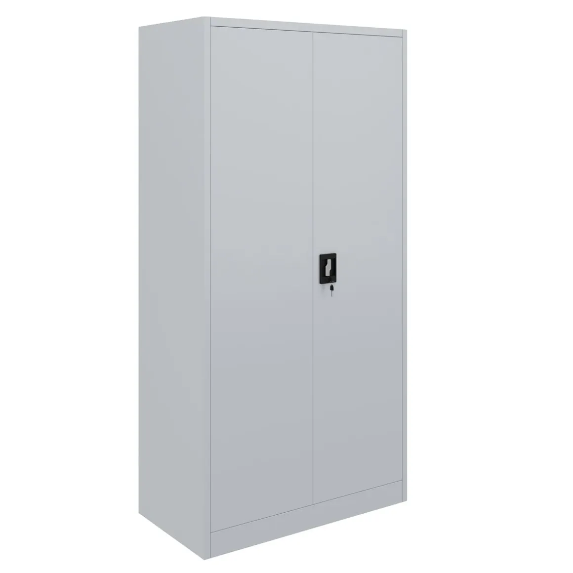 Aktenschrank mit 5 Böden 90 x 180 cm grau