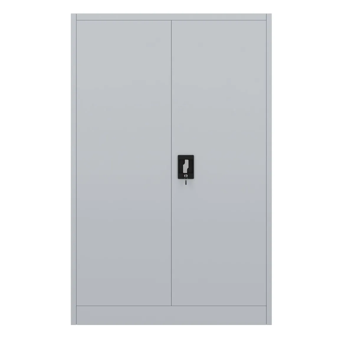 Aktenschrank mit 4 Böden 90 x 140 cm grau