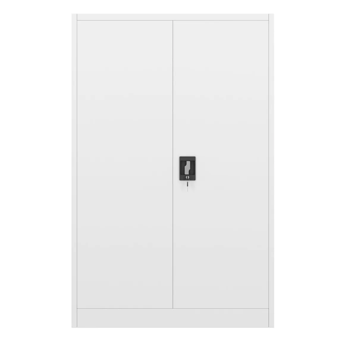 Aktenschrank mit 4 Böden 90 x 140 cm weiss