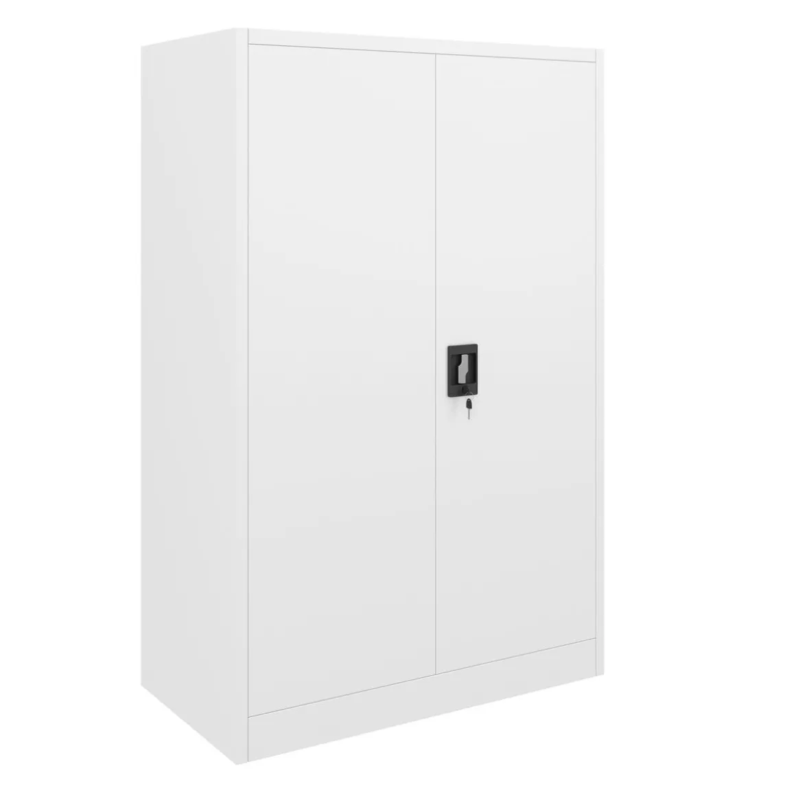 Aktenschrank mit 4 Böden 90 x 140 cm weiss