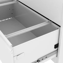 Aktenschrank mit 4 Schubladen 90 x 133 cm weiss