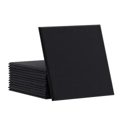 Akustikplatte 12er Set 30 x 26 cm schwarz
