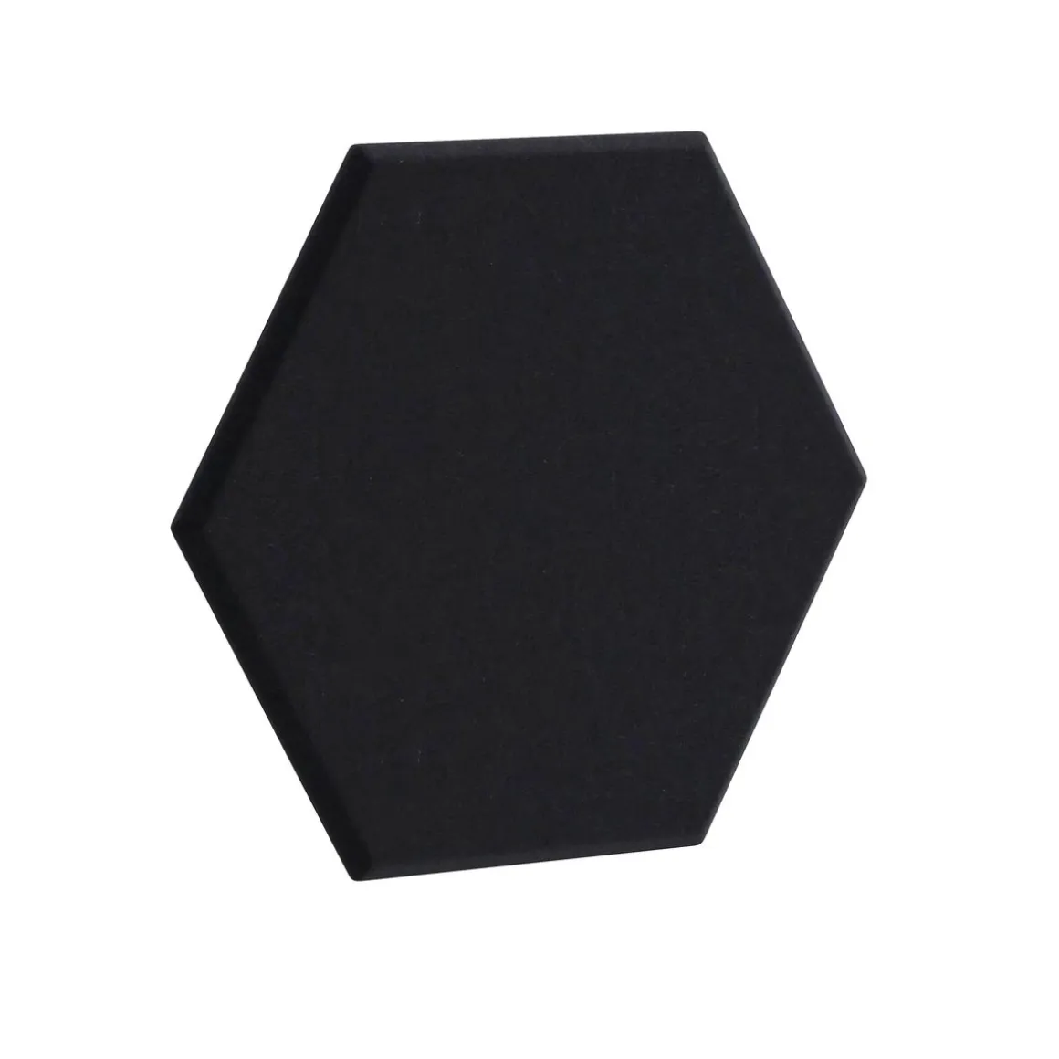 Akustikplatte sechseckig 12er Set 30 x 26 cm schwarz | GONSER.CH