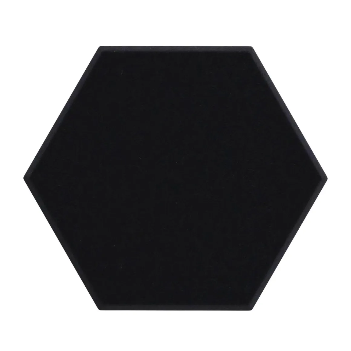 Akustikplatte sechseckig 12er Set 30 x 26 cm schwarz | GONSER.CH