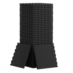 Akustikschaumplatte 36er Set 30 x 30 cm schwarz