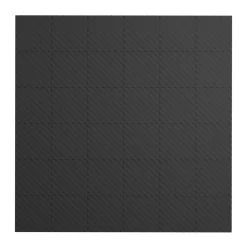 Akustikschaumplatte 36er Set 30 x 30 cm schwarz