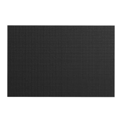 Akustikschaumplatte Pyramiden 24er Set 30 x 30 cm schwarz