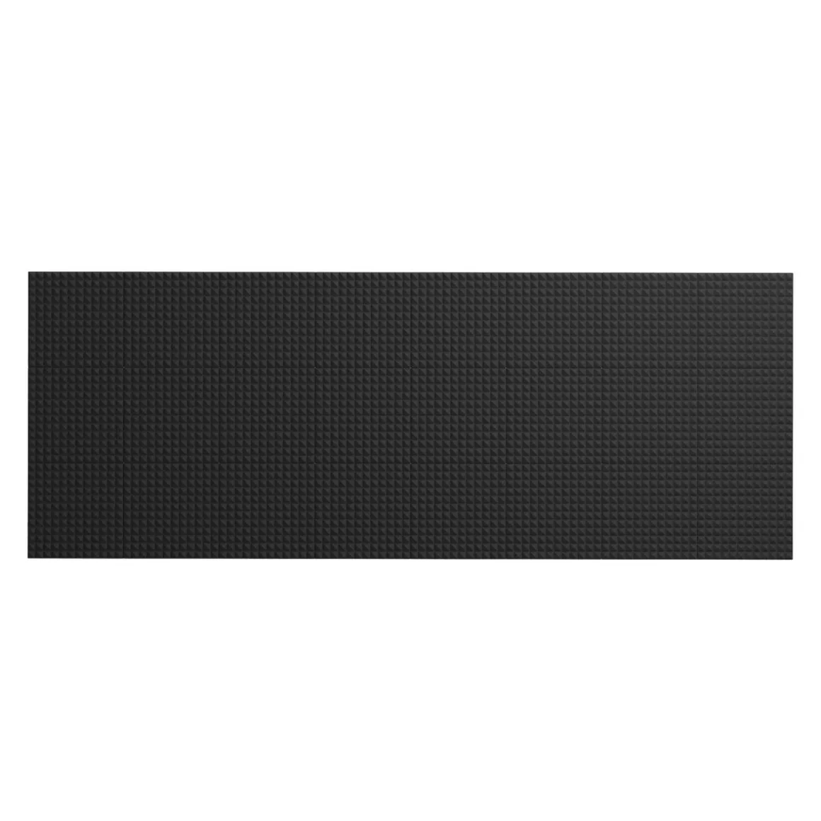 Akustikschaumplatte Pyramiden 24er Set 30 x 30 cm schwarz