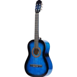 Akustische Gitarre blau