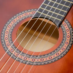 Akustische Gitarre braun