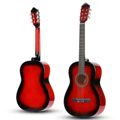 Akustische Gitarre rot