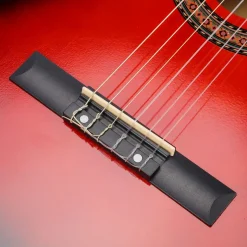 Akustische Gitarre rot