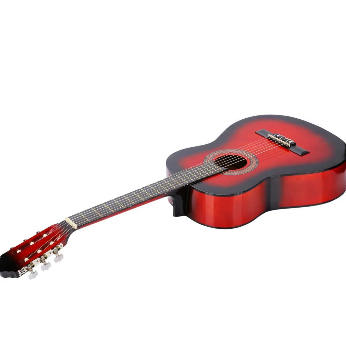 Akustische Gitarre rot