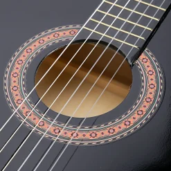 Akustische Gitarre schwarz