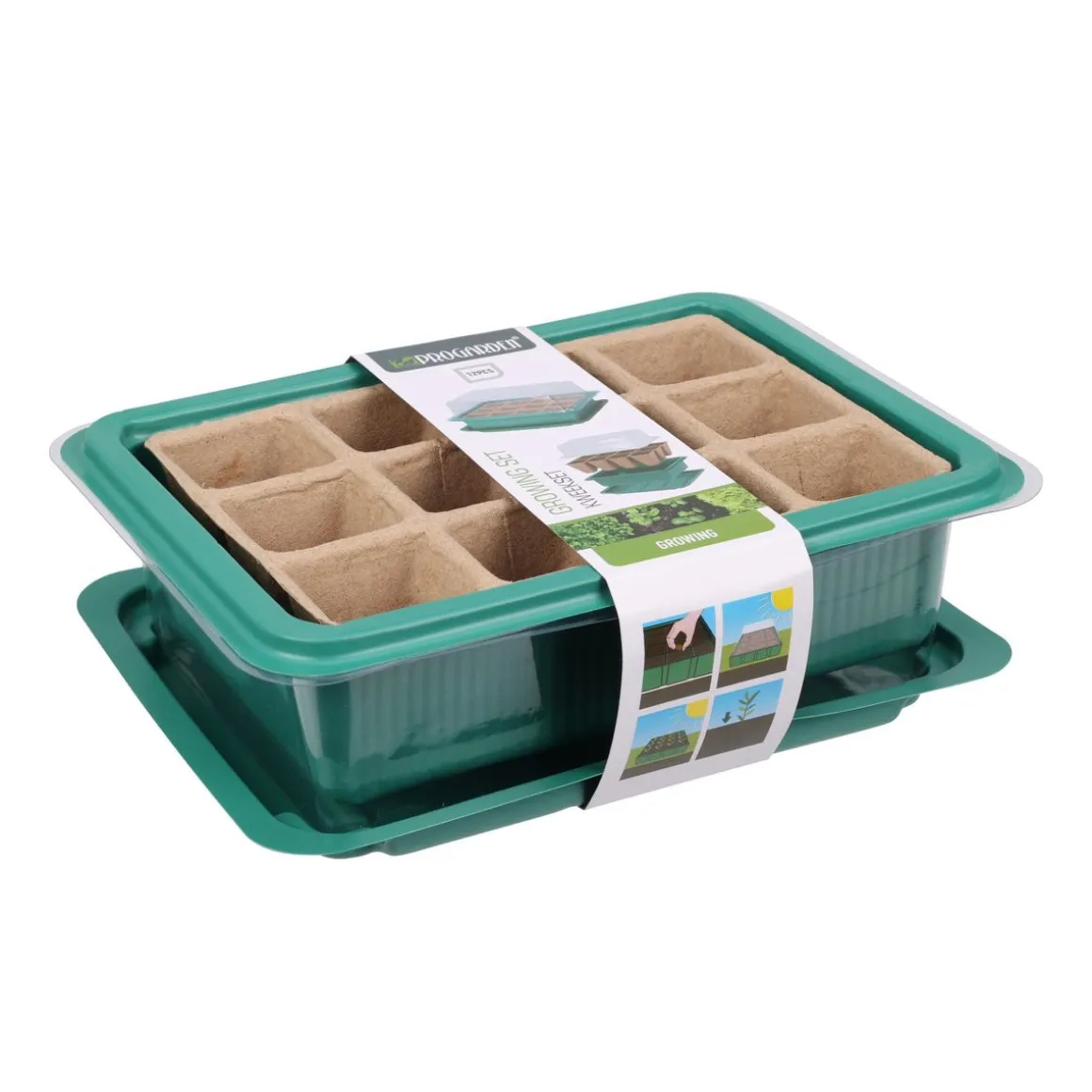 Anzuchtschale Set 12 Töpfe