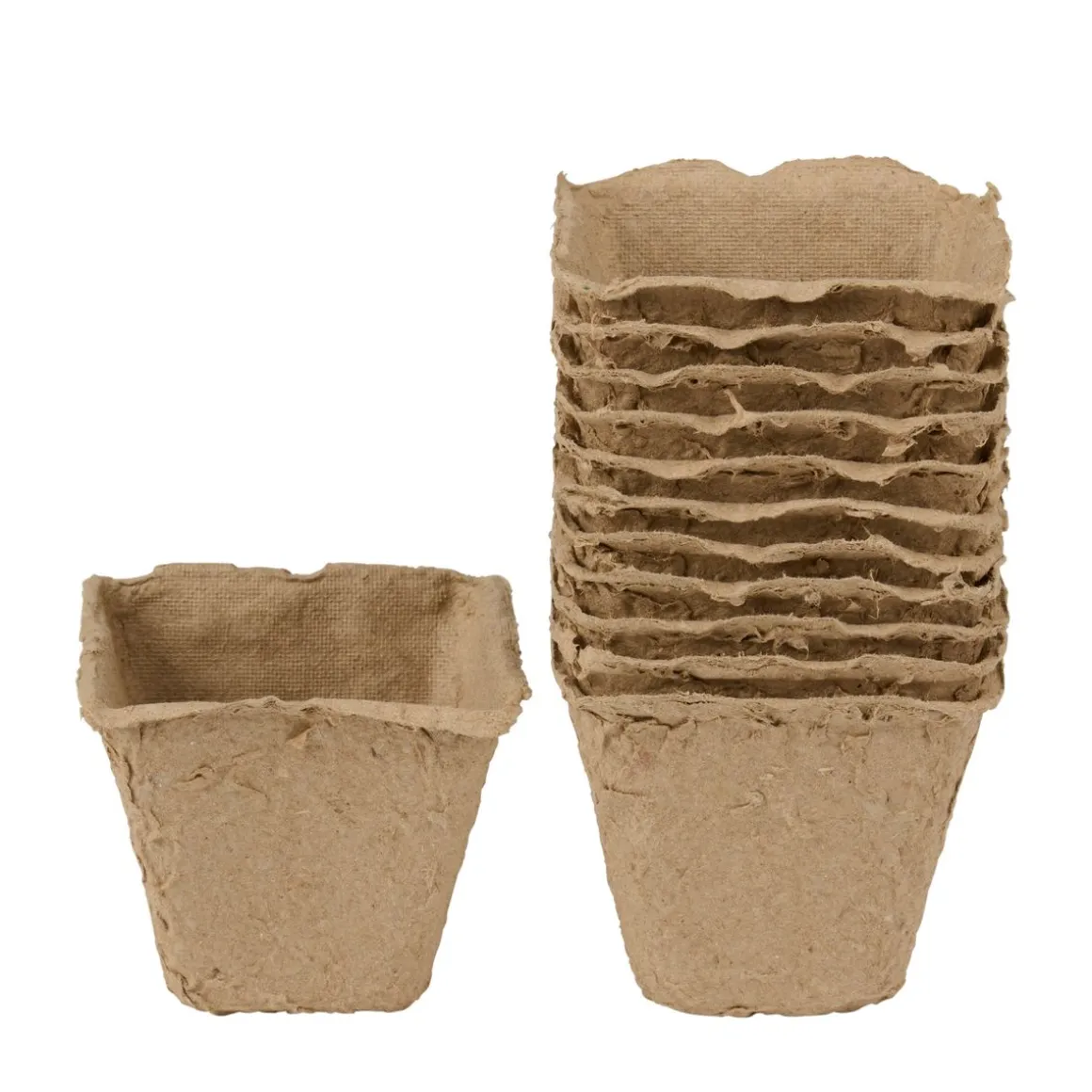 Anzuchttopf eckig 6 x 6 cm 12er Set
