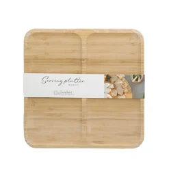 Apéroschale Servierset Bambus 30 x 30 cm