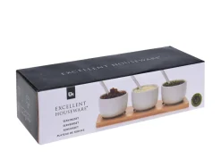 Apéroschale Servierset 7-teilig weiss