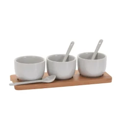 Apéroschale Servierset 7-teilig weiss