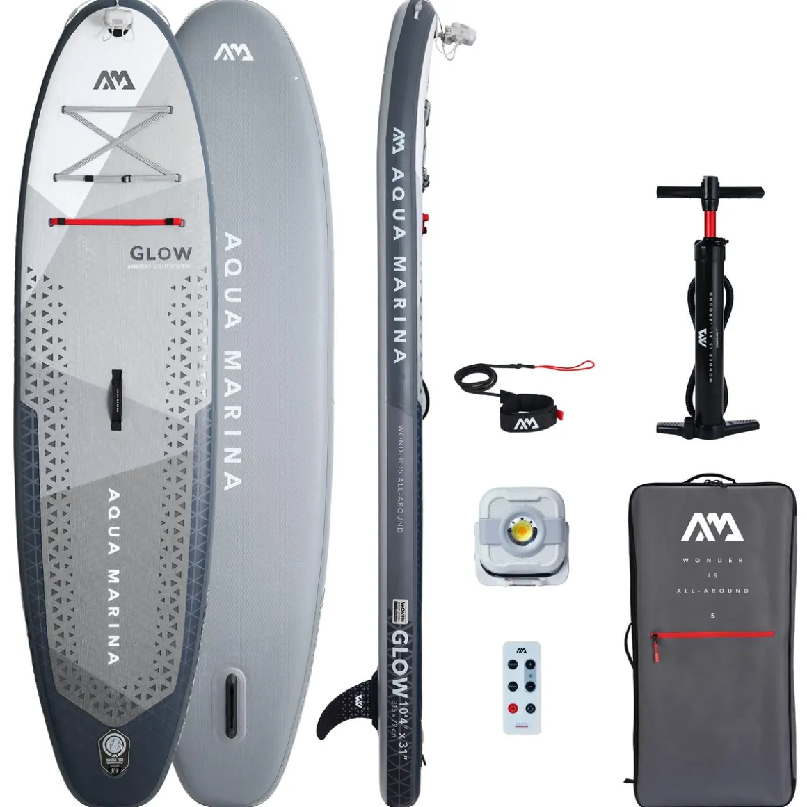 Aqua Marina Stand Up Paddle GLOW mit Beleuchtung 315 cm
