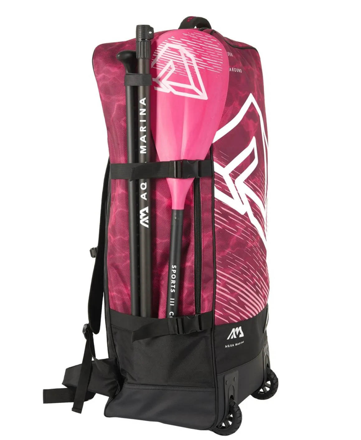 Aqua Marina SUP Rucksack Trolley RASBERRY 90L