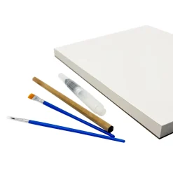 Aquarellpapier A4 30 Blatt mit 3 Pinsel und 1 Bleistift