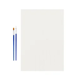 Aquarellpapier A4 40 Blatt mit 2 Pinsel