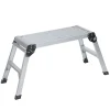 Arbeitsplattform Aluminium klappbar 75 x 30 cm silber