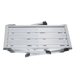 Arbeitsplattform Aluminium klappbar 75 x 30 cm silber