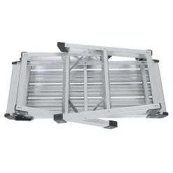 Arbeitsplattform Aluminium klappbar 75 x 30 cm silber