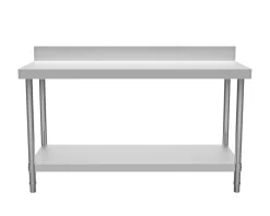 Arbeitstisch Edelstahl 150 x 60 cm