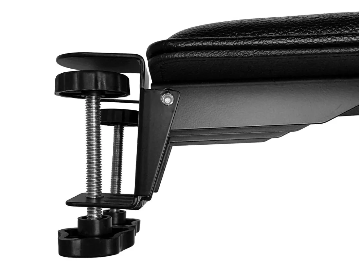 Armstütze für Schreibtisch klappbar 20 x 25 cm schwarz