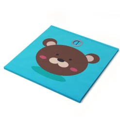 Aufbewahrungsbox Bär 33 x 33 cm 2er Set blau