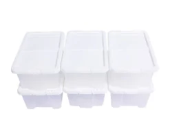 Aufbewahrungsbox 6er Set 34 x 19.5 x 13 cm