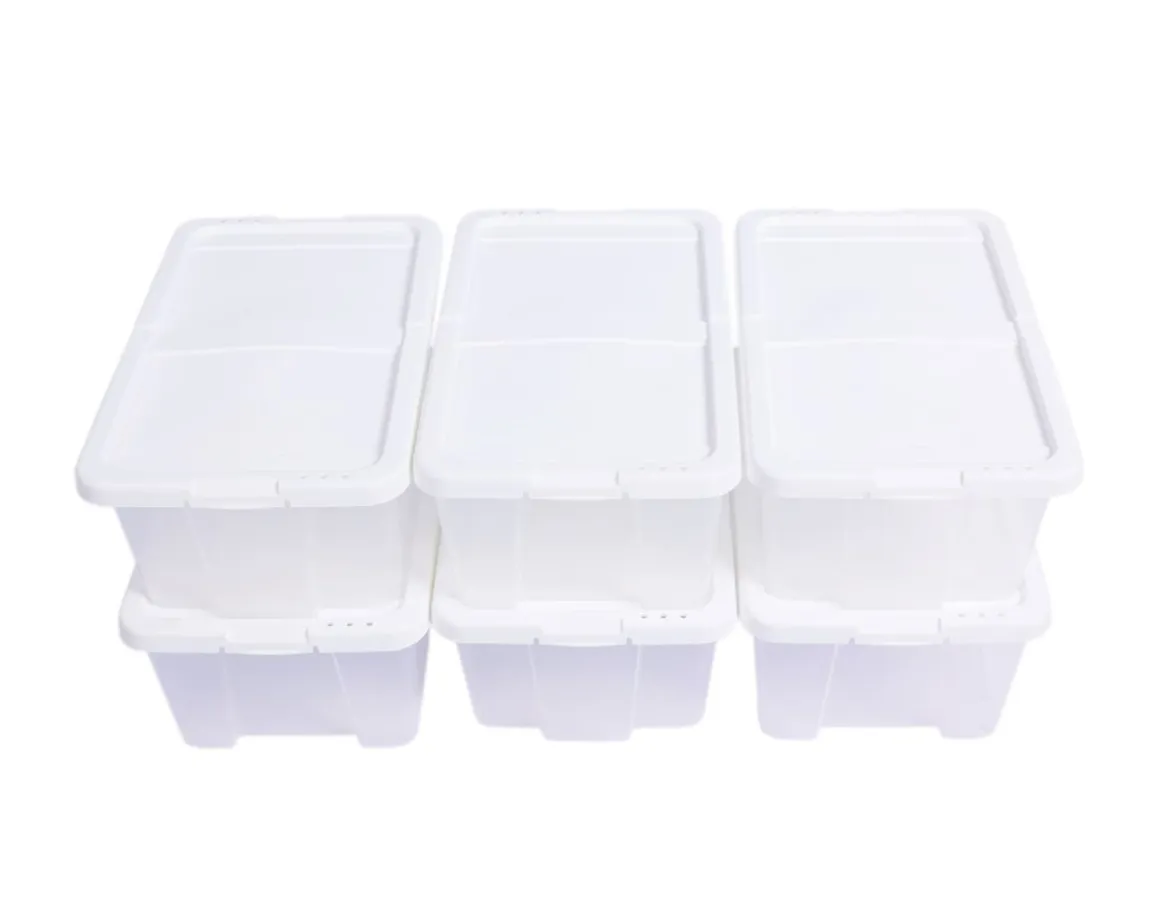 Aufbewahrungsbox 6er Set 34 x 19.5 x 13 cm