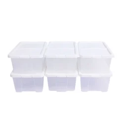 Aufbewahrungsbox 6er Set 34 x 19.5 x 13 cm