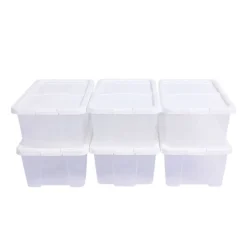 Aufbewahrungsbox 6er Set 37 x 22.5 x 14 cm