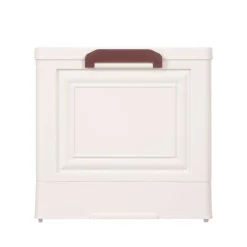 Aufbewahrungsbox faltbar 48 x 30 x 29 cm beige