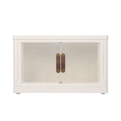 Aufbewahrungsbox faltbar 48 x 30 x 29 cm beige