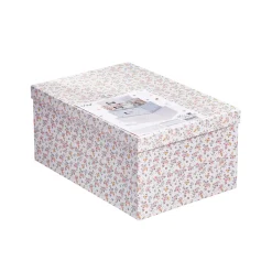 Aufbewahrungsbox Geschenkbox Set 4-teilig bunt
