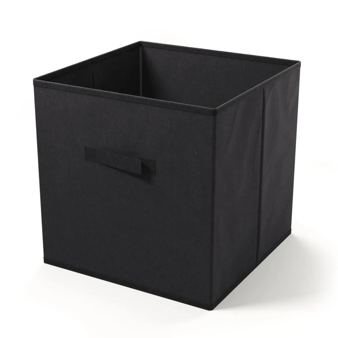 Aufbewahrungsbox 33 x 33 cm 2er Set schwarz