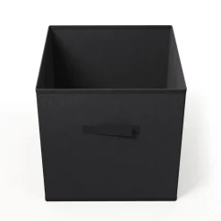 Aufbewahrungsbox 33 x 33 cm 2er Set schwarz