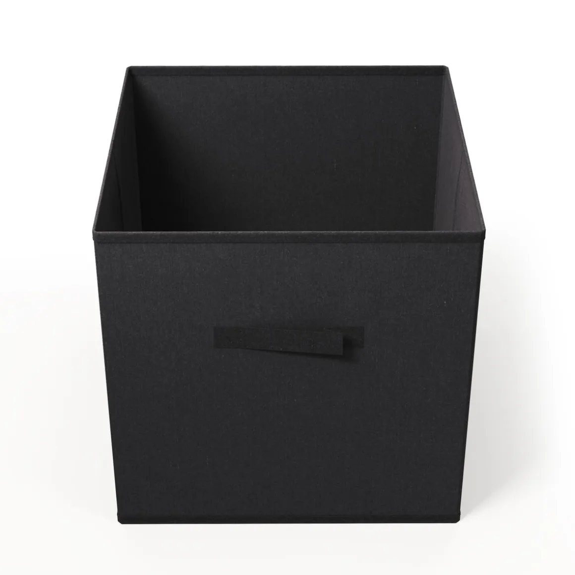 Aufbewahrungsbox 33 x 33 cm 2er Set schwarz