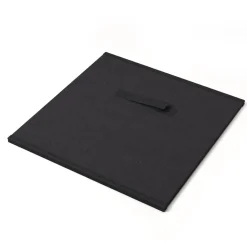 Aufbewahrungsbox 33 x 33 cm 2er Set schwarz