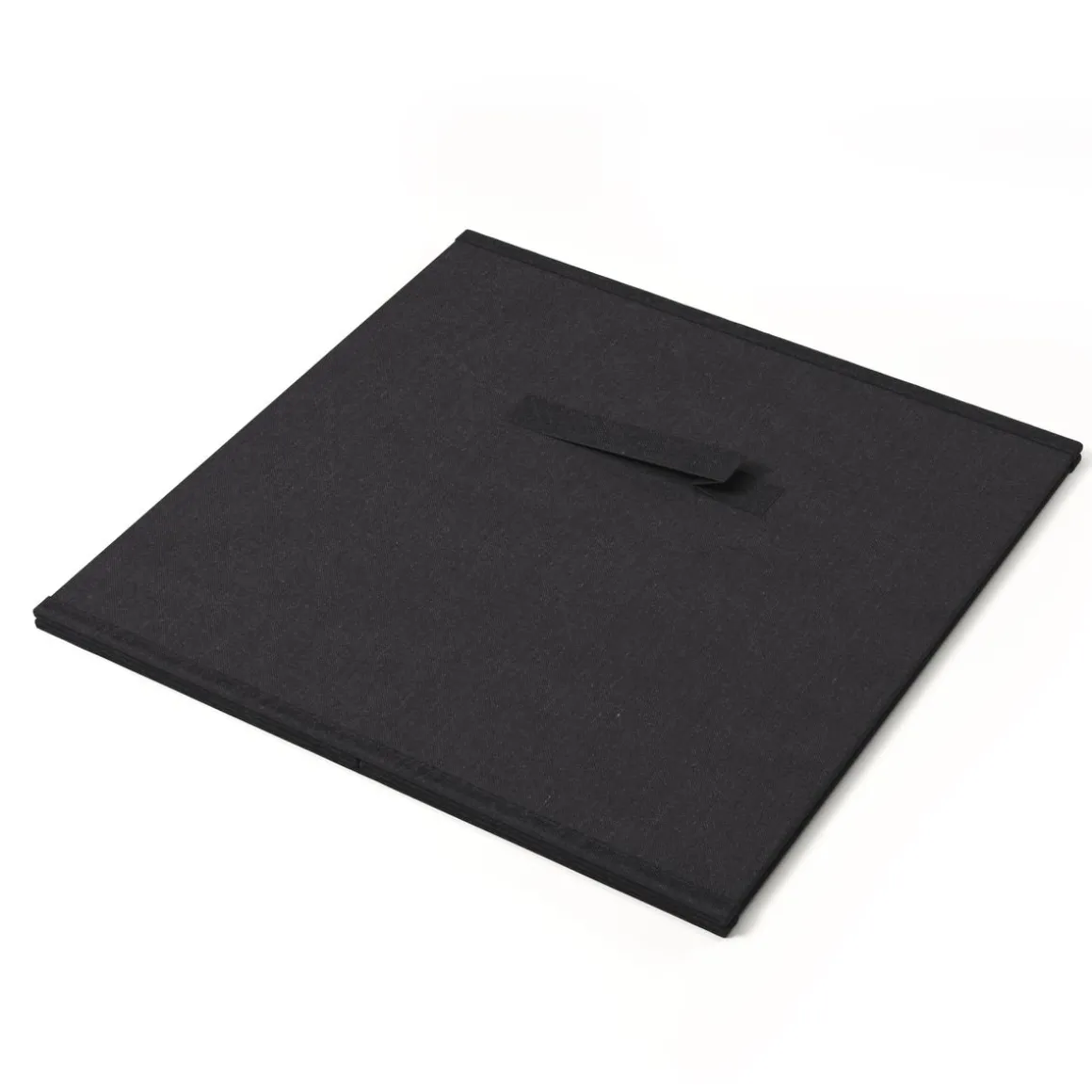 Aufbewahrungsbox 33 x 33 cm 2er Set schwarz