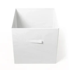 Aufbewahrungsbox 33 x 33 cm 2er Set weiss
