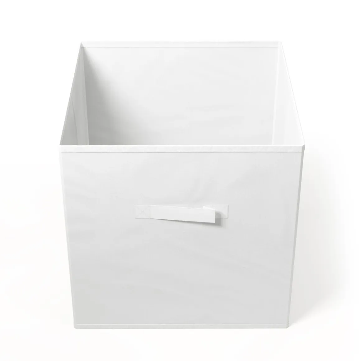 Aufbewahrungsbox 33 x 33 cm 2er Set weiss