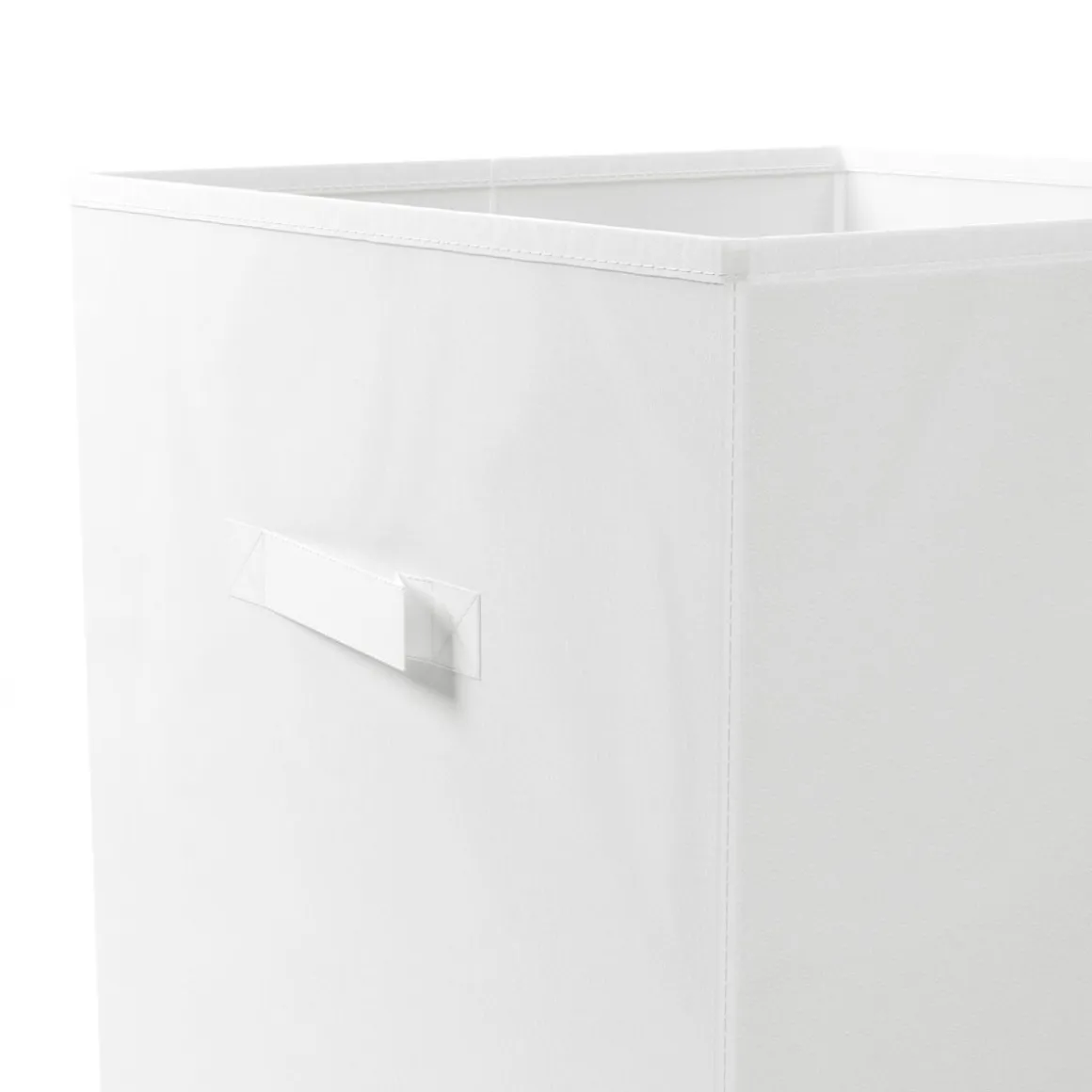Aufbewahrungsbox 33 x 33 cm 2er Set weiss