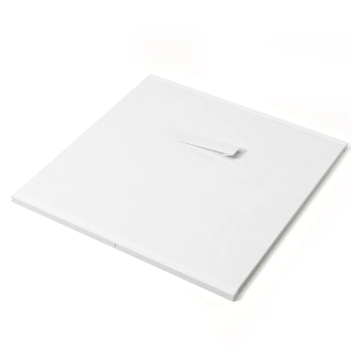 Aufbewahrungsbox 33 x 33 cm 2er Set weiss